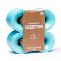 ORANGATANG "4PRESIDENT" inc JEHU V2 BEARINGS - BLUE 70mm 77a (Set 4)