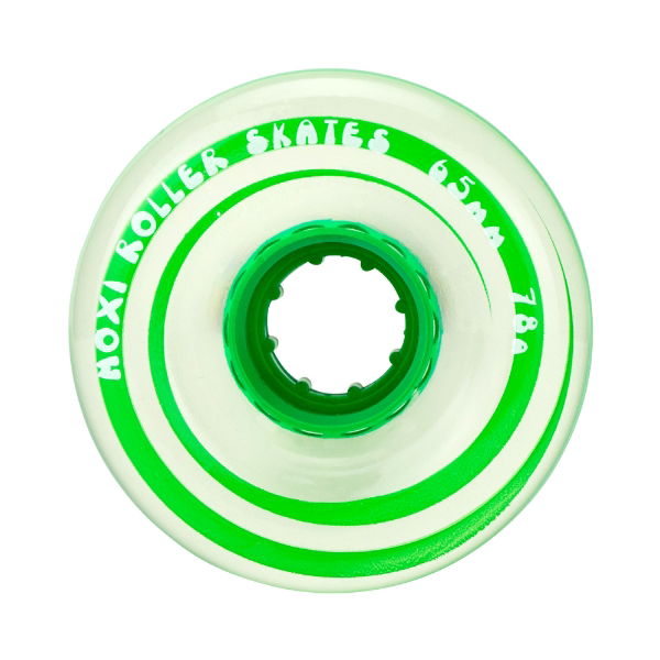 MOXI CLASSIC OUTDOOR WHEELS (4) - GRN APPLE - 65x35mm/78A