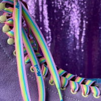 MOXI X DERBY LACES - RAINBOW - 108"