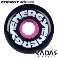 Radar Wheels Energy 65 Black - Front - RWRE65BK