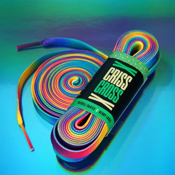 CRISS CROSS X DERBY LACES - FADE - VIBRANCE - 108"