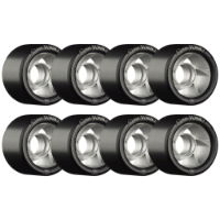 ROLLERBONES - TURBO ALU HUB WHEEL BLACK (8) - 62mm/88a