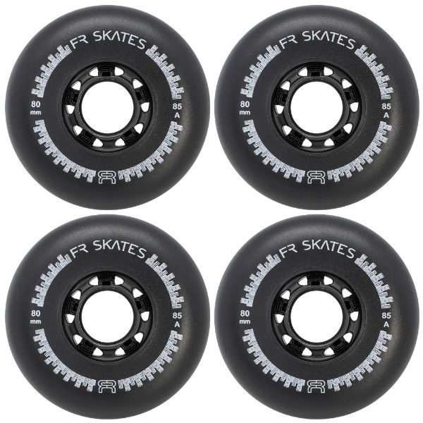 FR DOWNTOWN WHEEL (1) - BLACK - 76mm/85a