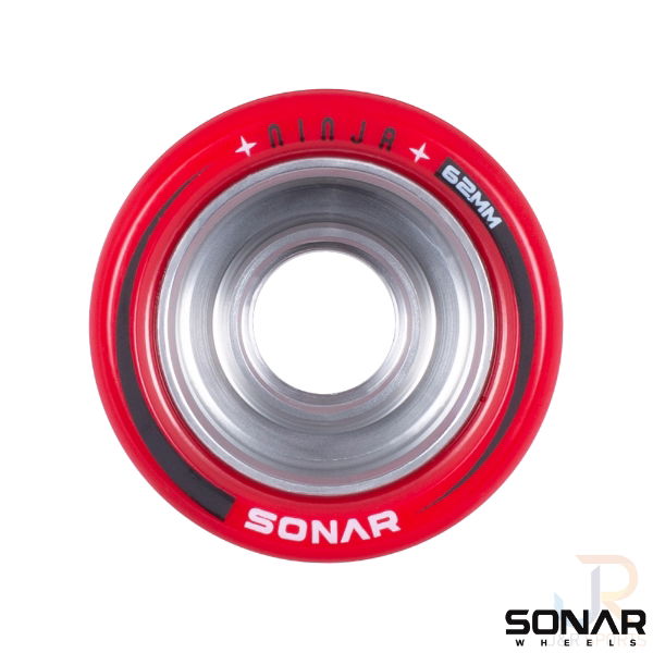 Sonar Wheels - Ninja Speed - Red 62x43 90a - Face - RWSWNSRE