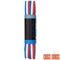 CRISS CROSS X DERBY LACES - TRIO - BLUE/RED/WHT - 90"