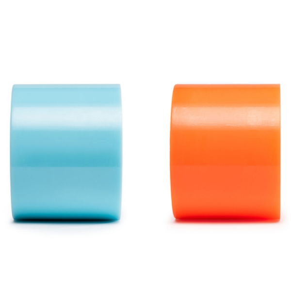 ORANGATANG "LOVE HANDLES" inc JEHU V2 BEARINGS - ORANGE 65mm 80a (Set 4)