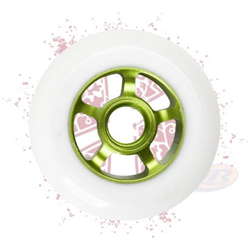 Pro Series SHR Extreme Metal Core Wheel Lime White 6101PSGRW