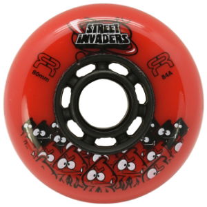 FR Street INVADER II Wheels - Red