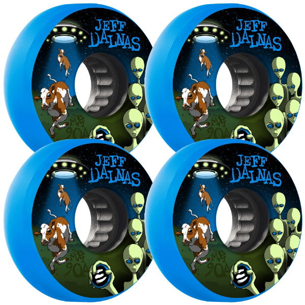 EULOGY WHEELS - JEFF DALNAS ALIEN BLUE (4) - 58mm/90a