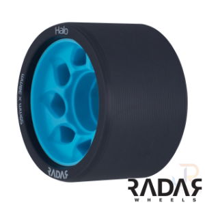 Radar Wheels HALO - Charcoal Blue - Angled - 59mm 95a RWRHA59GBL