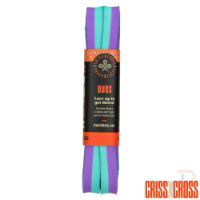 CRISS CROSS X DERBY LACES - DUO - TEAL/VIOLET - 90"