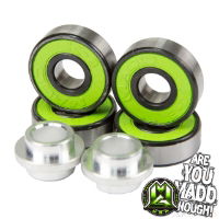 MGP K-3 Abec 11 Wheel Bearing Set inc Spacers - Green - MGP205-329