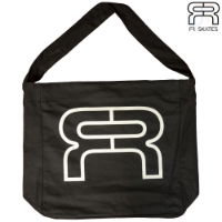 FR Tote Bag - Black - Front View - FRBGTOTEBK