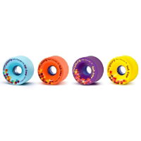 ORANGATANG "FAT FREE" inc JEHU V2 BEARINGS - PURPLE 65mm 83a (Set 4)