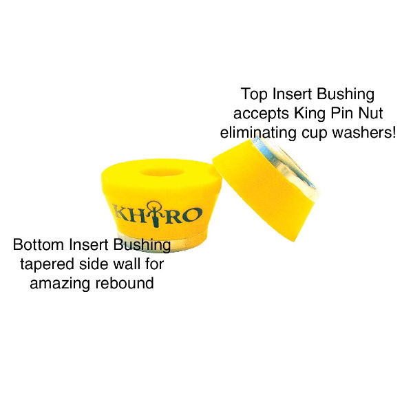 KHIRO INSERT BUSHING GOLD SET - BLACK 95A